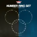 Bulls NL Metal Number Ring Set 3 pcs
