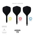 Condor Axe 120 trójskrzydłowe piórka Black Standard