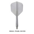 Condor piórka Axe Metallic Pearl Silver Small