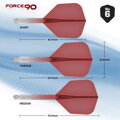 Mission piórka Force 90 Gradient Red No.6