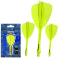 Winmau piórka Fusion Arrow Yellow