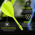 Winmau piórka Fusion Arrow Yellow
