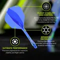 Winmau piórka Fusion Blue No.6
