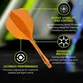 Winmau piórka Fusion Orange No.6