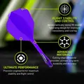 Winmau piórka Fusion Purple No.6