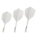Winmau piórka Fusion Solid White No.6