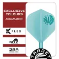 Target piórka K-Flex Aquamarine No.2