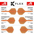Target piórka K-Flex Neon Orange No.6