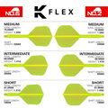 Target piórka K-Flex Neon Yellow No.6