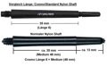 Cosmo shafty Fit Shaft Carbon Spinning Normal 4 szt