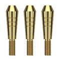 Target shafty Aluminium Gold Tops