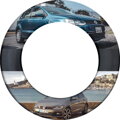 Personalised Bulls Rubber Surround | Image | Full Color