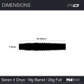 Red Dragon lotki Seren 4 Onyx soft 20g