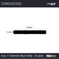 Red Dragon lotki Peter Wright SNAKEBITE Euro 11 Blue Element 20g