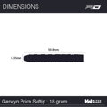 Red Dragon lotki Gerwyn Price soft 22g