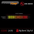 Winmau lotki Firestorm Flame Paralel soft 20g