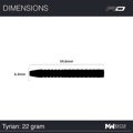 Red Dragon lotki Tyrian steel 22g