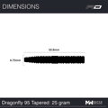 Red Dragon lotki Dragonfly 95 Tapered steel 25g