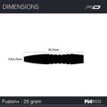 Red Dragon lotki Fusion Plus steel 25g