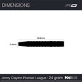 Red Dragon lotki Jonny Clayton Premier League SE steel 24g 