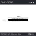 Red Dragon lotki Jonny Clayton Element steel 24g