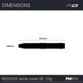 Red Dragon lotki Jamie Lewis SE steel 23g
