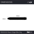 Red Dragon lotki Razor Edge Elite steel 24g