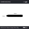 Red Dragon lotki Razor Edge Elite steel 26g