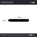 Red Dragon lotki Gerwyn Price Avalanche Pro steel 25g
