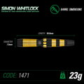 Winmau lotki Simon Whitlock Onyx AU steel 23g