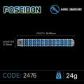 Winmau lotki Poseidon steel 24g