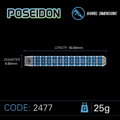 Winmau lotki Poseidon steel 25g
