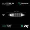 Winmau lotki Blackout 1043 steel 24g