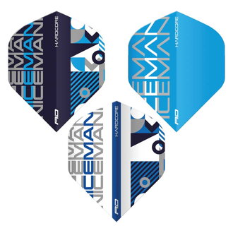 Red Dragon zestaw piórek Iceman Blue Selection Pack