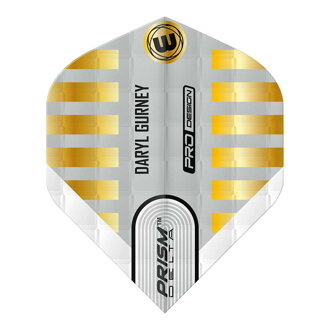 Winmau piórka Daryl Gurney White & Gold Embossed Flight