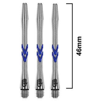 Red Dragon Shafty Gerwyn Price V-Groove Aluminium Medium Blue