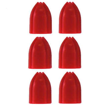 L-Style Shell Lock Rings Red