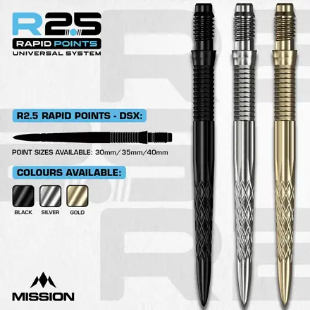 Mission groty R2.5 Rapid Points DSX