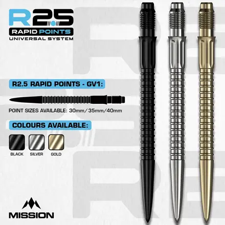 Mission groty R2.5 Rapid Points GV1