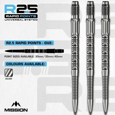 Mission groty R2.5 Rapid Points GV2