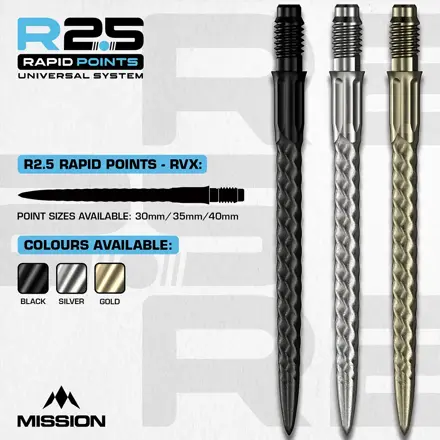 Mission groty R2.5 Rapid Points RVX