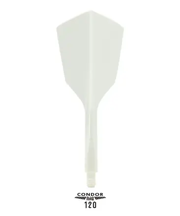 Condor Axe 120 trójskrzydłowe piórka Narrow White