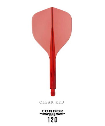 Condor Axe 120 trójskrzydłowe piórka Clear Red Standard