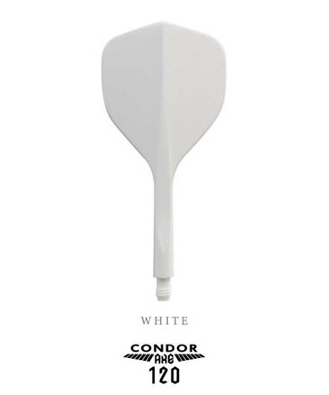 Condor Axe 120 trójskrzydłowe piórka White Standard