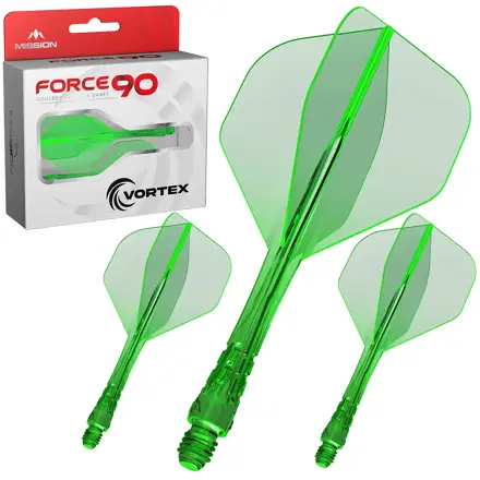 Mission piórka Force 90 Vortex Clear Green No.2