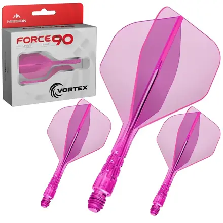 Mission piórka Force 90 Vortex Neon Pink No.2