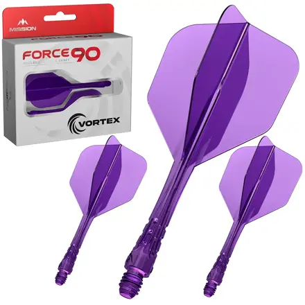 Mission piórka Force 90 Vortex Clear Purple No.6