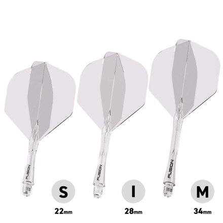 Winmau piórka Fusion Clear No.2