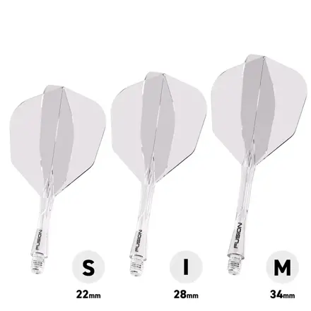 Winmau piórka Fusion Clear No.6