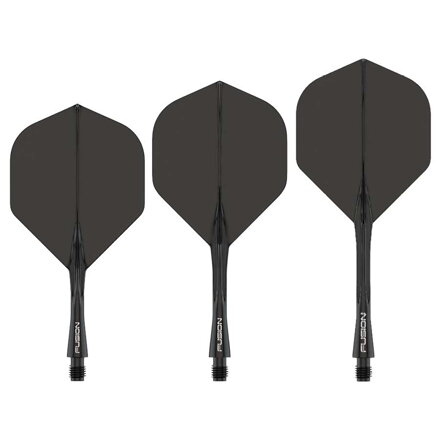 Winmau piórka Fusion Black No.2
